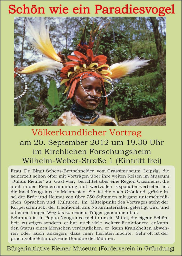 Flyer Neuguinea